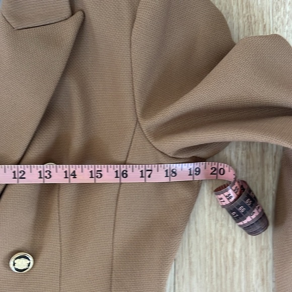 Zara double breasted blazer camel colored size L - Picture 6 of 6